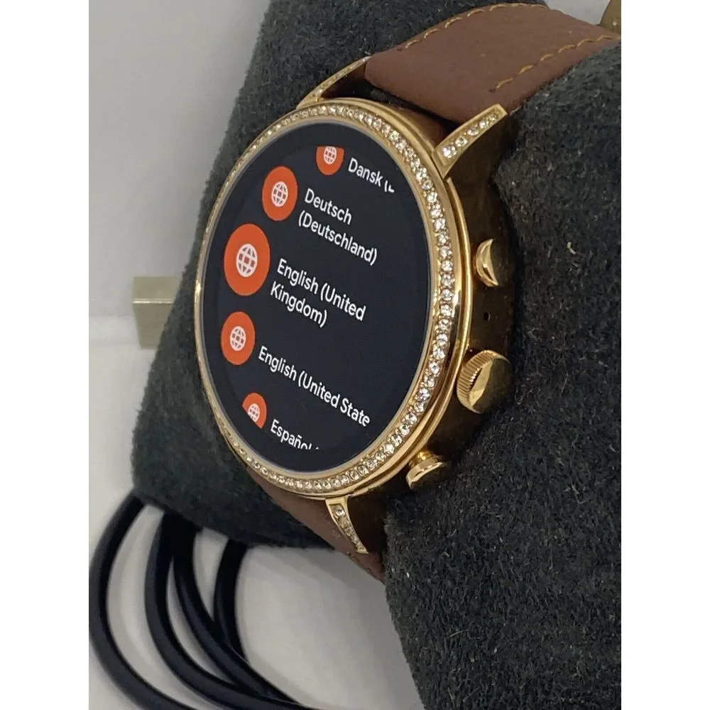 Fossil Gen 4 Authentic Digital Dial Smart Watch Custom Band FTW6011 AB573